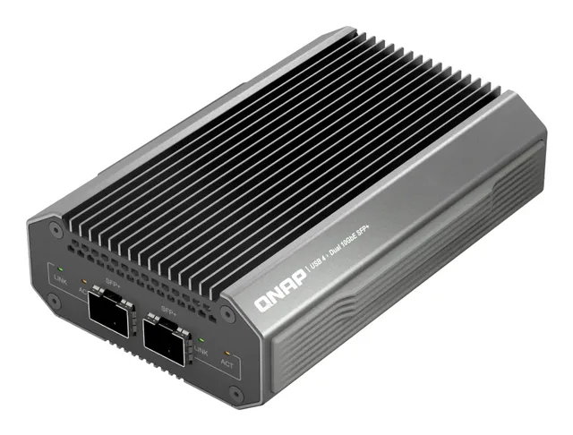QNA-UC10G2SF - Nätverksadapter - USB4 / Thunderbolt 4 - 10 Gigabit SFP+ x 2