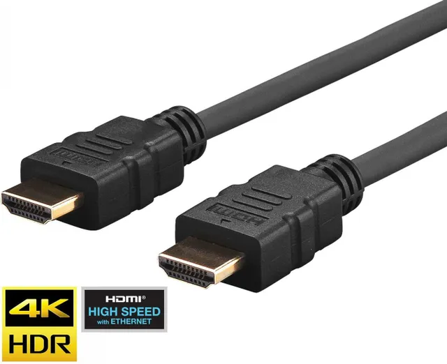 HDMI-kabel VivoLink Pro Ultra Flexible, aktiv HDMI 2.0, 4K@60Hz, 10 meter - Svart