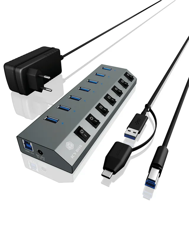 Port USB 3.0 hub and charger