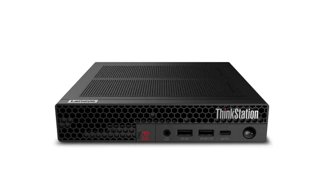 ThinkStation P3 Tiny G2, Intel Core Ultra 7 265, 16 GB, 512 GB PCIe SSD, NVIDIA A400, WiFi 7, Bluetooth 5.4, Win11 Pro, inkl. tangentbord och mus, 3 års på-platsen-garanti