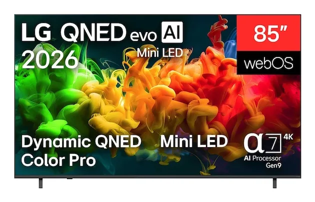85" QNED evo MiniLED 81 4K TV 2026 - 85QNED81B6A