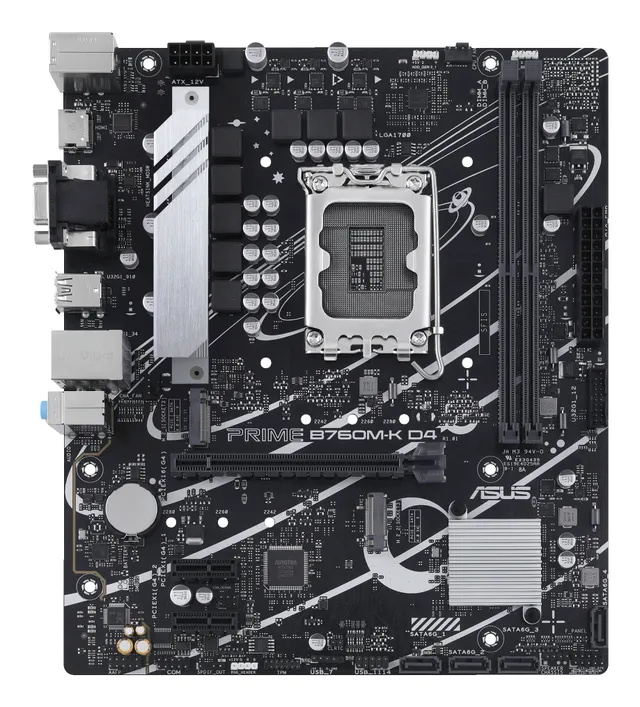 PRIME B760M-K D4 - Moderkort - micro ATX - LG