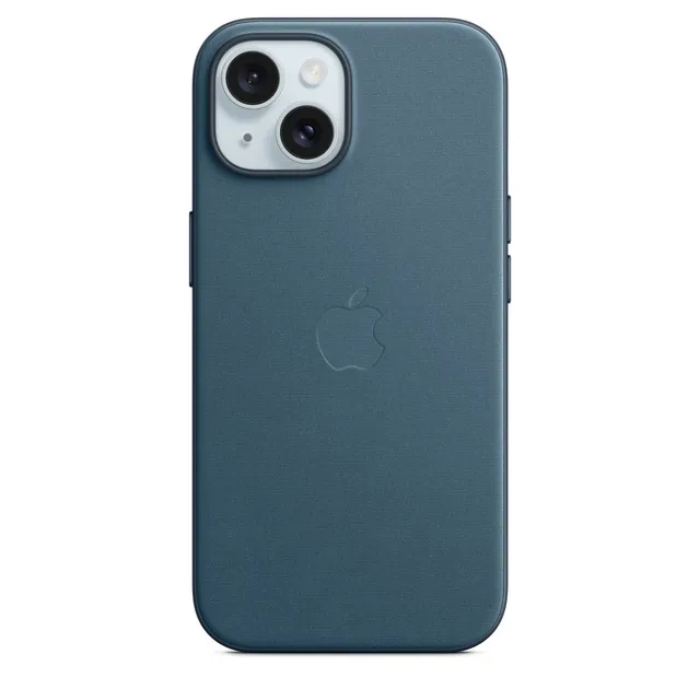 iPhone 15 FineWoven Case med MagSafe - Pacific Blue