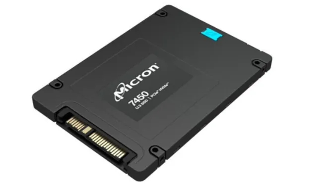 Micron 7450 MAX - SSD - Mixed Use - krypterat - 3.23 TB - hot-swap - 2.5 - U.3 PCIe 4.0 x4 (NVMe) - TCG Opal Encryption 2.01 - för ThinkSystem SR630 V2 SR645 SR650 V2 SR665 SR670 V2 SR850 V2 ST650 V2