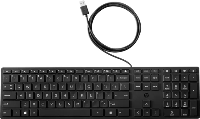 HP 320K G2 USB WD KBD (Bulk 12) EMEA-Intl English Loc-Euro plug