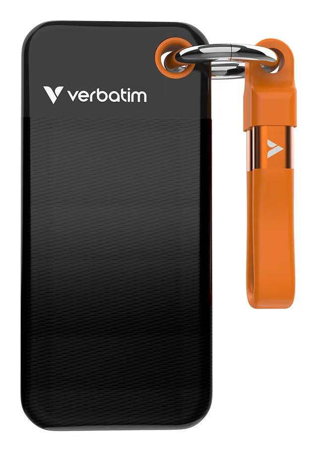 Pocket SSD - 2TB - USB 3.2 Gen 2 - Svart / Orange