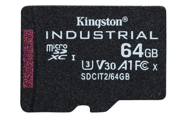 Industrial - Flash-minneskort - 64 GB - A1 / Video Class V30 / UHS-I U3 / Class10 - mikroSDXC UHS-I