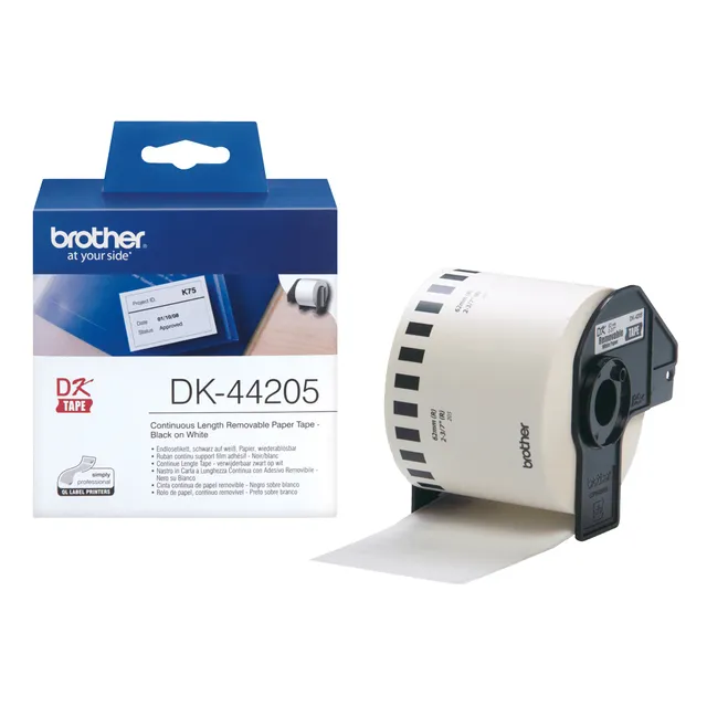 Tape DK44205 62mm Svart på Vit