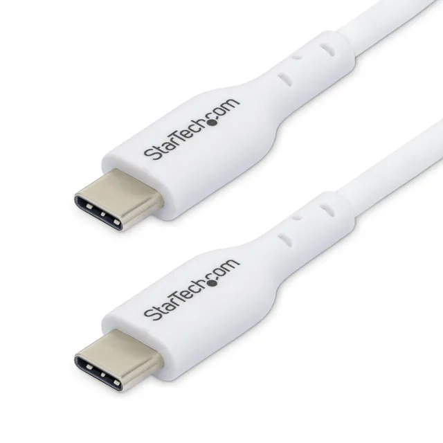 3m White USB-C Charging Cable USB C Cable 60W 3A PD - USB-C cable - 24 pin USB-C to 24 pin USB-C - 3 m