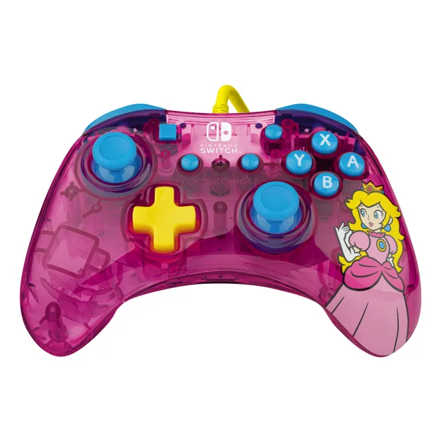 Rock Candy Wired Controller - Peach (Switch)