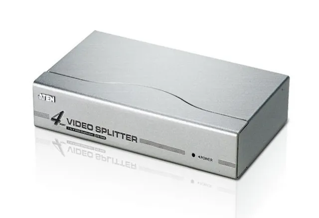 VGA-splitter Aten, 1-4, VGA HD15 ha in - 4 VGA HD15 ho ut, med strömförsörjning