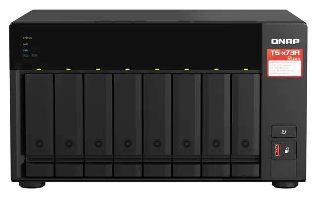 TS-873A - NAS-server - 8 fack - SATA 6Gb/s - RAM 8 GB - Gigabit Ethernet / 2.5 Gigabit Ethernet