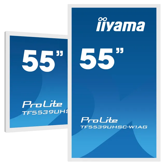 ProLite TF5539UHSC-W1AG - 55" Diagonal klass LED-bakgrundsbelyst LCD-skärm - interaktiv digital skyltning - med pekskärm (multitouch) - 4K UHD