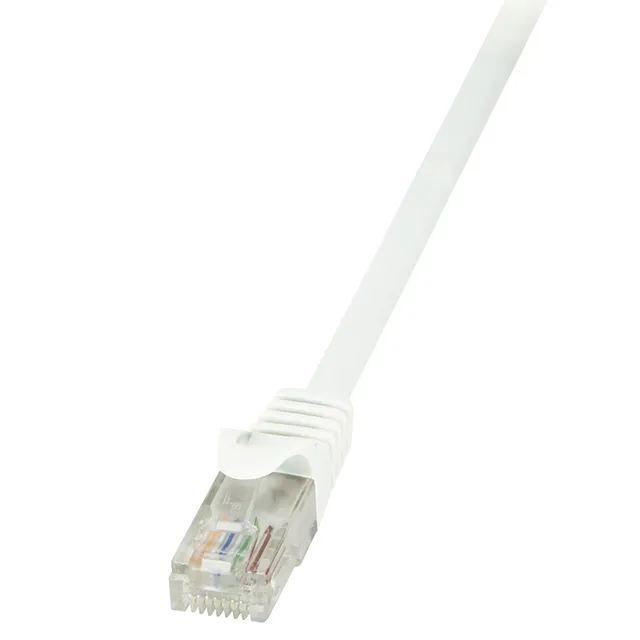LogiLink EconLine - Patch-kabel - RJ-45 (hane) till RJ-45 (hane) - 5 m - UTP - CAT 6 - vit