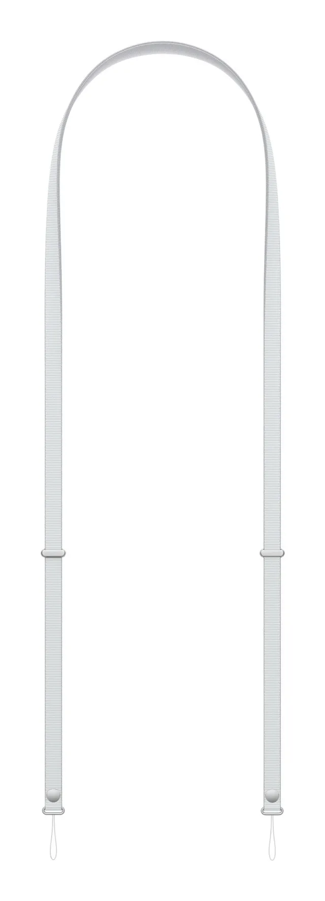 Axelrem för mobiltelefon - ljusgrå
