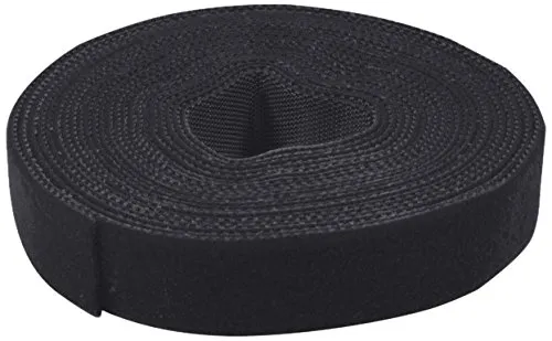 Cable Strap Velcro Tape 4m Black
