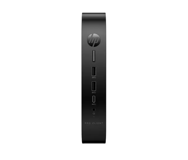 Pro t550 - Tunn klient - USFF 1 x Celeron J6412 / upp till 2.6 GHz - RAM 4 GB - flash 32 GB - eMMC - UHD Graphics - Gigabit Ethernet, Bluetooth 5.2, IEEE 802.11ax (Wi-Fi 6) - IGEL OS - skärm: ingen - tangentbord: tysk