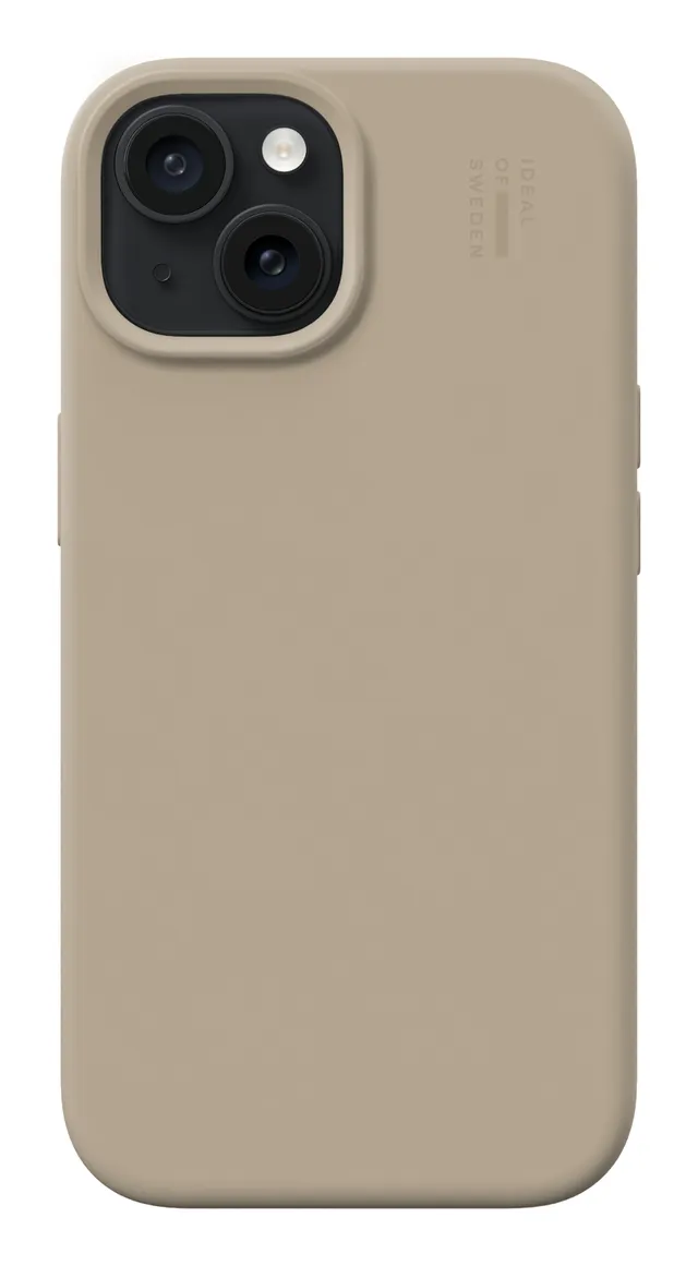 Silicone MagSafe Case för iPhone 13, 14, 15, 16e och 17e Perfect Beige