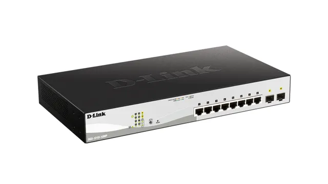 DGS 1210-10MP 10-Port Gigabit Smart Managed PoE Switch (130W)