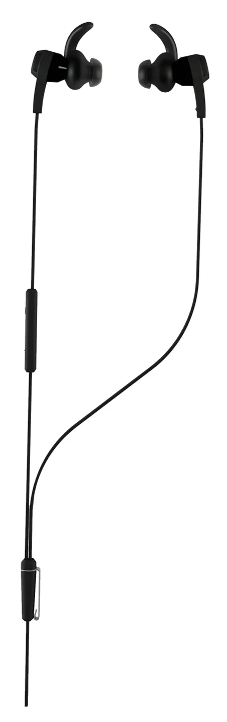 Synchros Reflect I Sport - Hörlurar med mikrofon - inuti örat - kabelansluten - 3,5 mm kontakt - svart