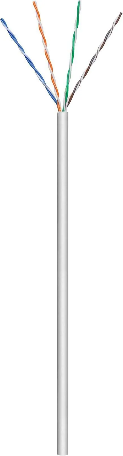 Cat5e UTP 305m -verkkokaapeli, harmaa