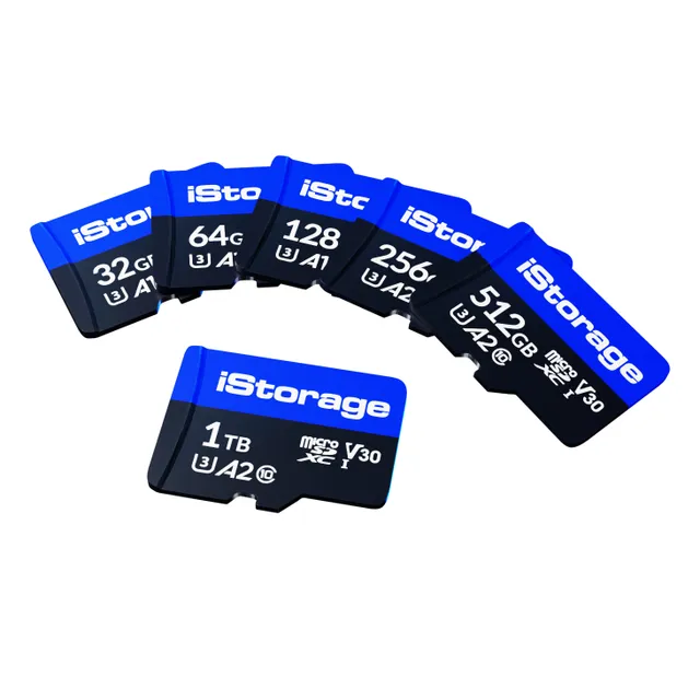 - Flash-minneskort - 256 GB - A2 / Video Class V30 / UHS-I U3 / Class10 - microSDXC
