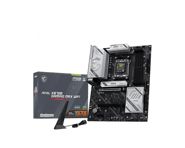 MAG X870E GAMING MAX WIFI Moderkort - AMD X870E - AMD AM5 - DDR5 RAM - ATX