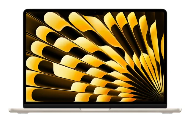 MacBook Air - M4 - Apple M4 8-core - 16 GB RAM - 256 GB SSD - 13.6" IPS 2560 x 1664 (WQXGA) - Wi-Fi 6E, Bluetooth - starlight - kbd: Svenska/fin