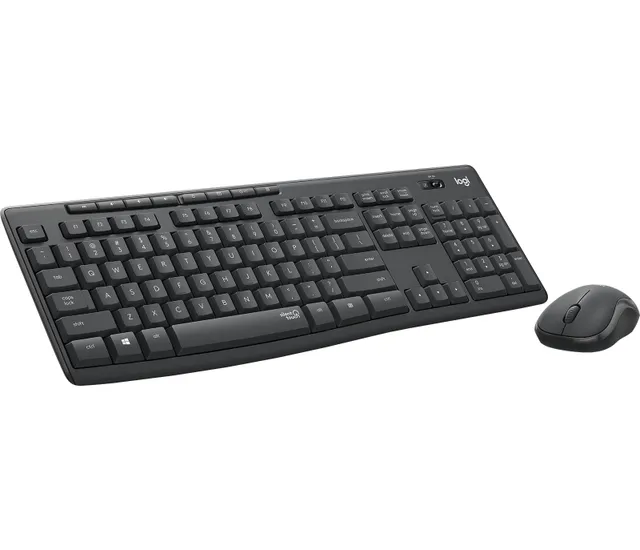 MK295 Silent Wireless Combo - US - Tastatur & Mus set - Universal - Svart
