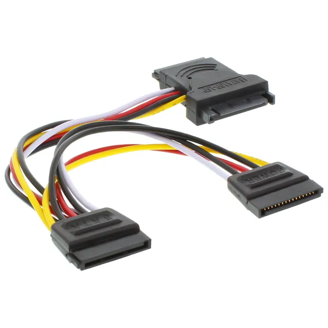 - power splitter - SATA power to SATA power - 15 cm