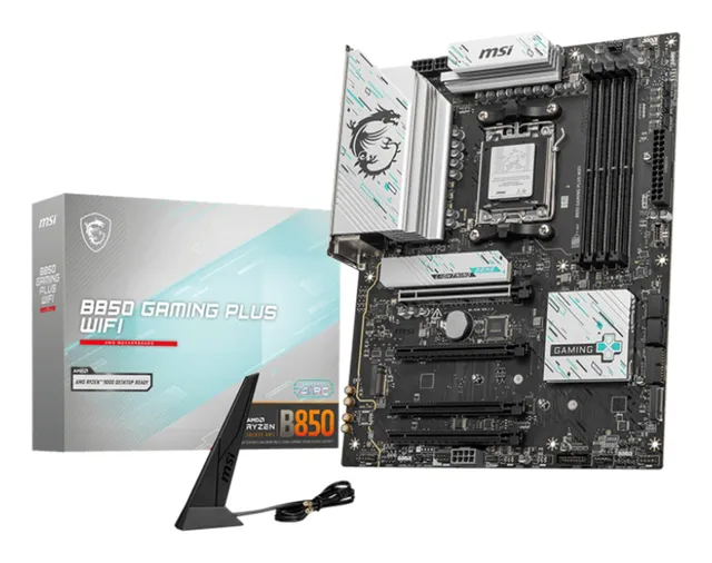 B850 GAMING PLUS WIFI Moderkort - AMD B850 - AMD AM5 - DDR5 RAM - ATX