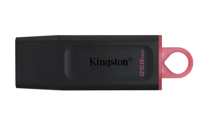 DataTraveler Exodia - USB flash-enhet - 256 GB - USB 3.2 Gen 1 - svart/rosa