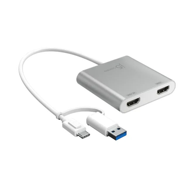 USB-C till Dual HDMI Multi-Monitor Adapter