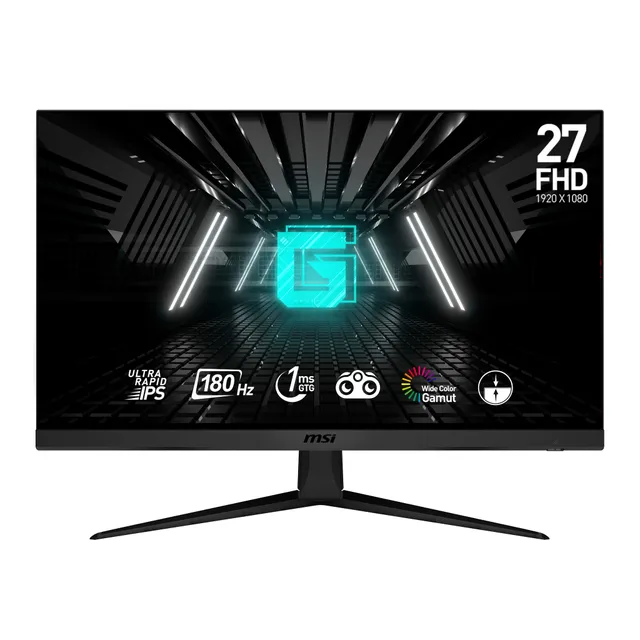 27" MSI G2712F, IPS 1920x1080, 1 ms, 180Hz Adaptive Sync, 2xHDMI/DP