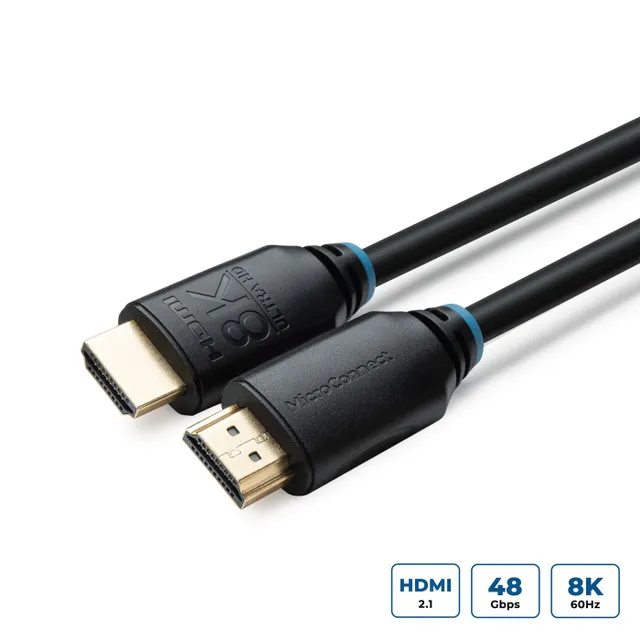 HDMI-kabel MicroConnect, 8K@60Hz, 2 meter - Svart