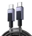 Snabbladdningskabel USB-C till C, 240W 2m, Rymdgrå