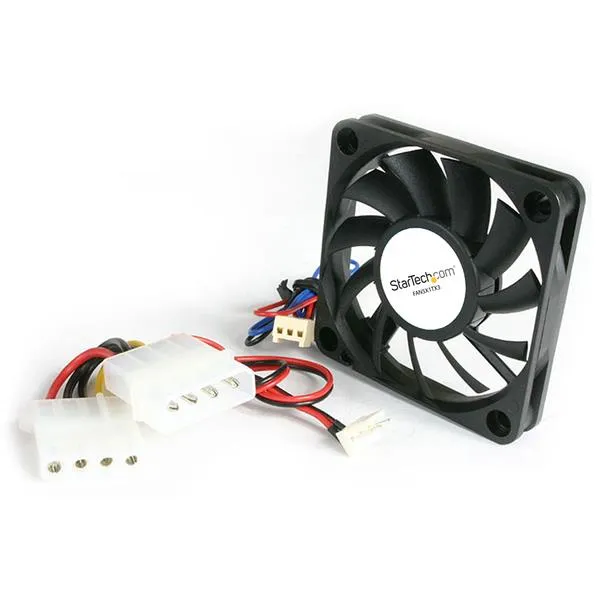 StarTech.com 50X10 mm kullager för datorfläkt med TX3/LP4-kontakt - Fläktsats för system - 50 mm