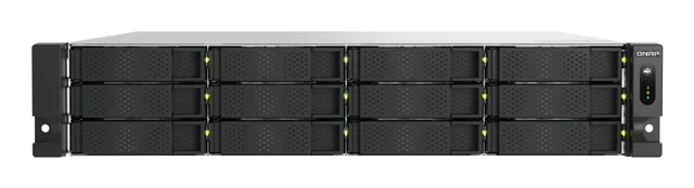 TS-H1277AXU-RP - NAS-server - 12 fack - kan monteras i rack - SATA 6Gb/s - RAID 0, 1, 5, 6, 10, 50, 60, JBOD - RAM 16 GB - 2.5 Gigabit Ethernet /