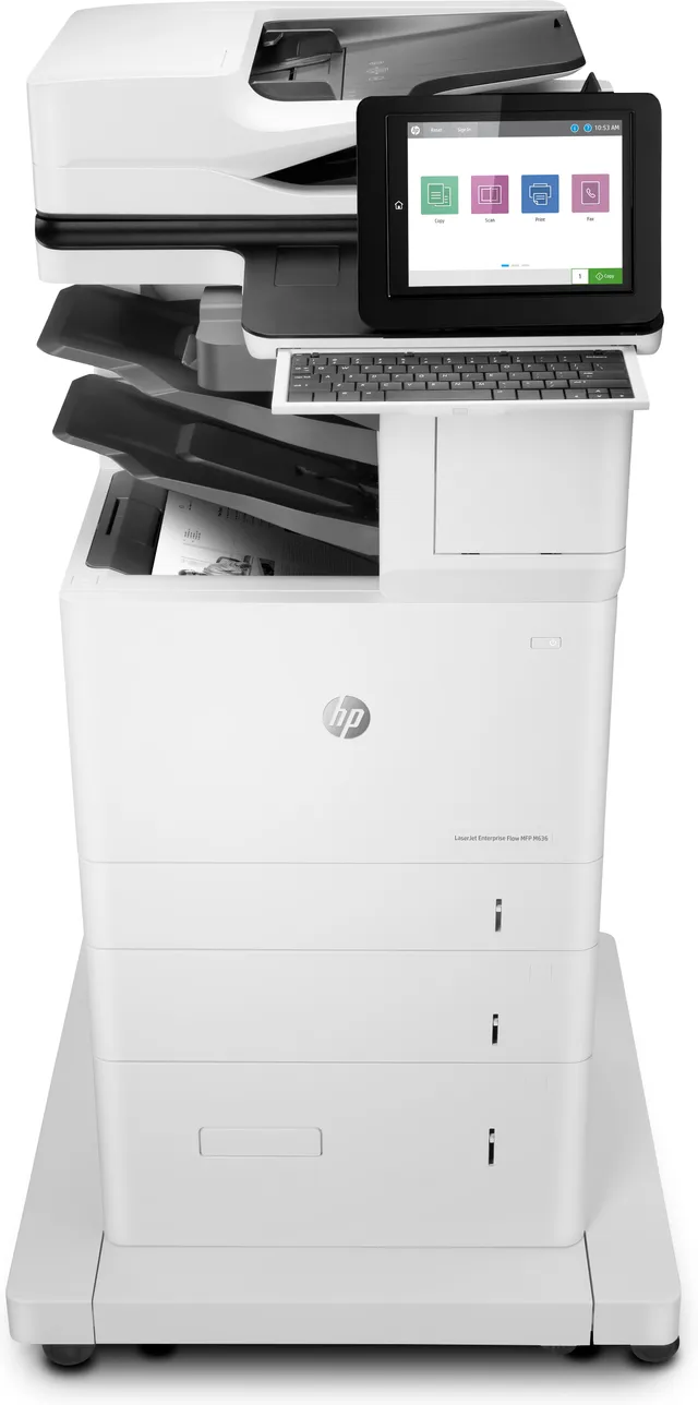 HP LaserJet Enterprise Flow MFP M636z - Multifunktionsskrivare - svartvit - laser - 216 x 864 mm (original) - A4/Legal (media) - upp till 71 sidor/min