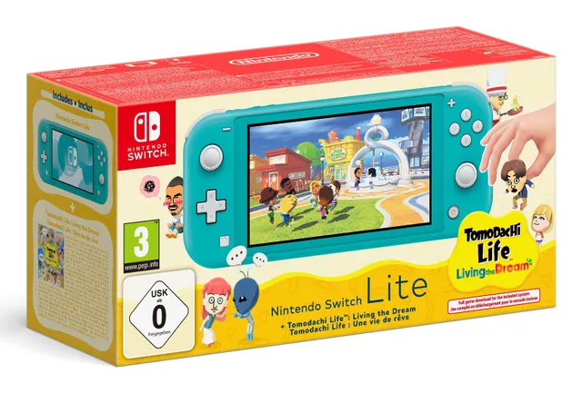 Switch Lite - Turqouise inc. Tomodachi Life