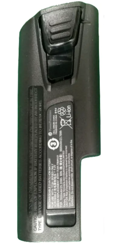 Zebra PowerPrecision+ - Batteri för handdator - litiumjon - 7000 mAh (paket om 10) - för Zebra TC8000 Premium, TC8000 Standard, TC8300
