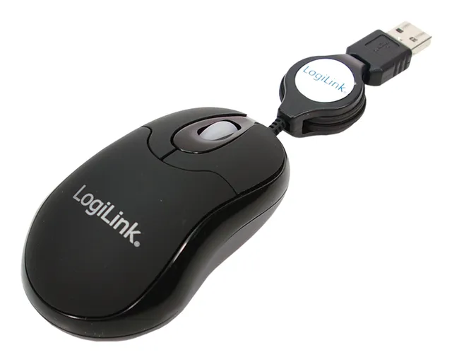 Mini with retractable cable - Mus - höger