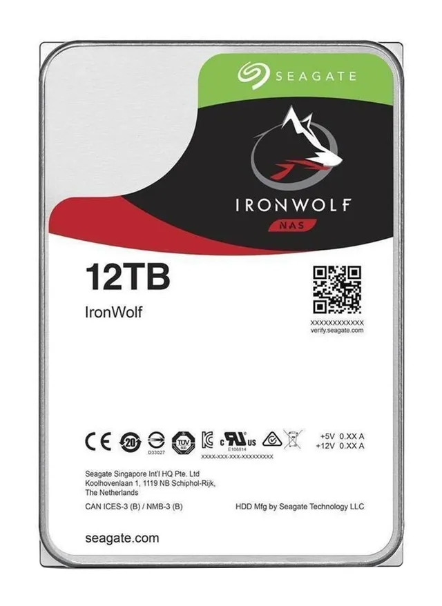 Hårddisk - 12 TB - inbyggd - 3.5 - 7200 rpm - med 3 års Seagate Rescue Data Recovery