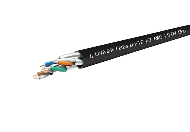 - Bulkkabel - 305 m - U/FTP - CAT 6a - hal