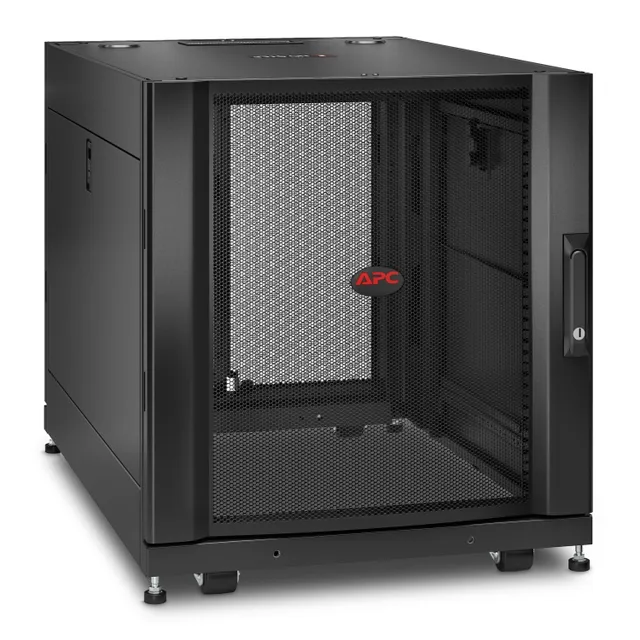 NetShelter SX - Rack skåp - svart - 12U - 19 - TAA-kompatibel - för P/N: SMTL1500RM3UC, SMTL1500RMI3UC, SRT2200RMXLAUS, SRTL3KRM1UC, SRTL3KRM1UNC