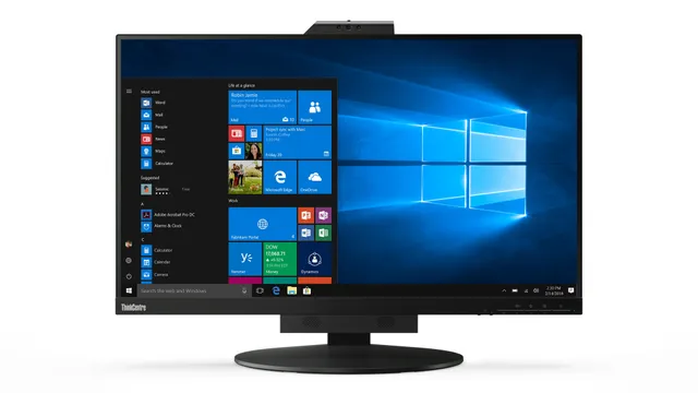 27" Lenovo ThinkCentre Tiny-in-One 27 - 2560x1440 (QHD) - IPS