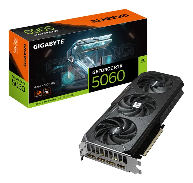 GeForce RTX 5060 GAMING OC 8 GB GDDR7, HDMI/3xDP, RGB Lighting