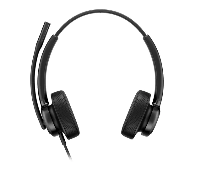 Poly Mission 425 - Mission 400 Series - headset - på örat - kabelansluten - USB-C, USB-A - svart - Certifierad för Microsoft-teams, Zoomcertifierad, Works With Chromebook Certified