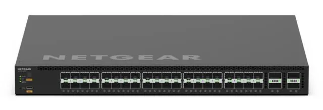 M4350 Series M4350-40F4C - Switch - L3 - Administrerad - 40 x 10 Gigabit SFP+ + 4 x 100 Gigabit QSFP28 (uplänk) - främre till bakre luftflöde