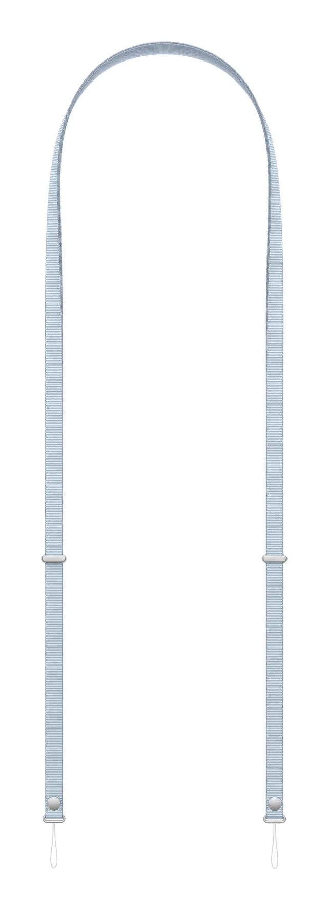 Axelrem för mobiltelefon - ljusblå